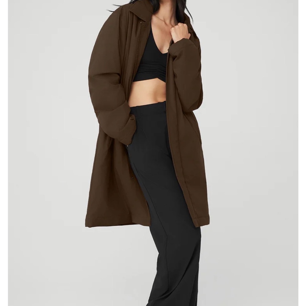 All yoga green coat